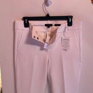 NWT; JCrew Cameron Fit; Ivory colored ankle pants